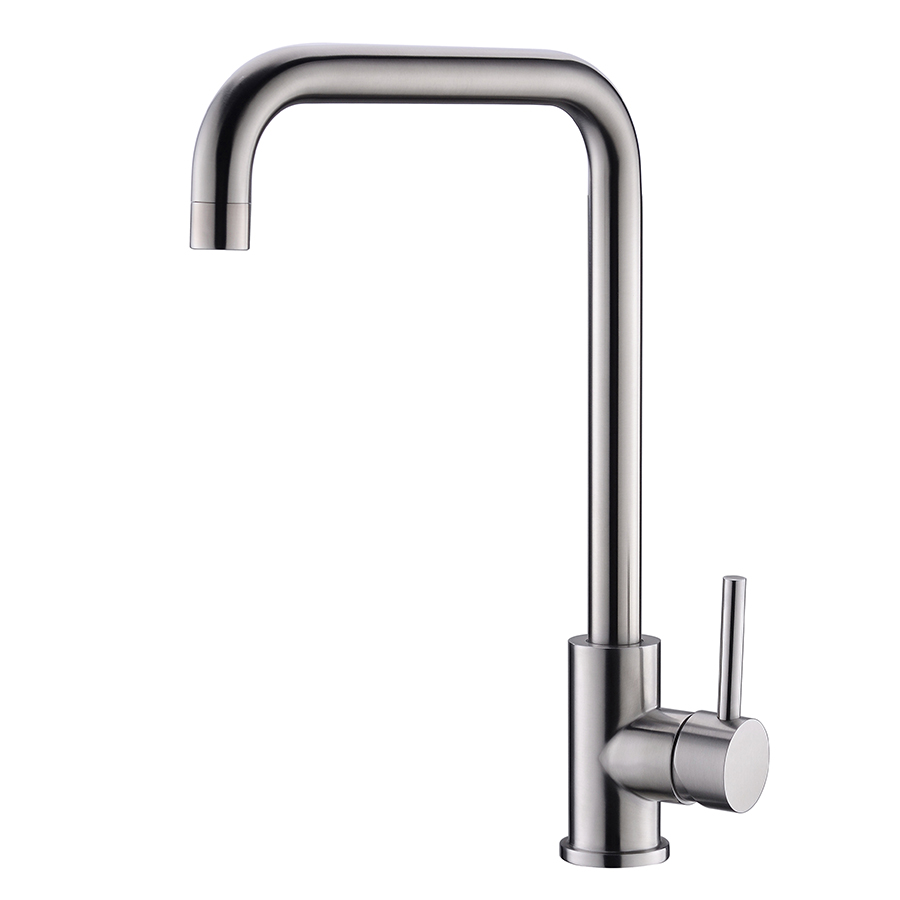 THUN Modern Single Hole Vessel Sink Faucets with Brushed Nickel