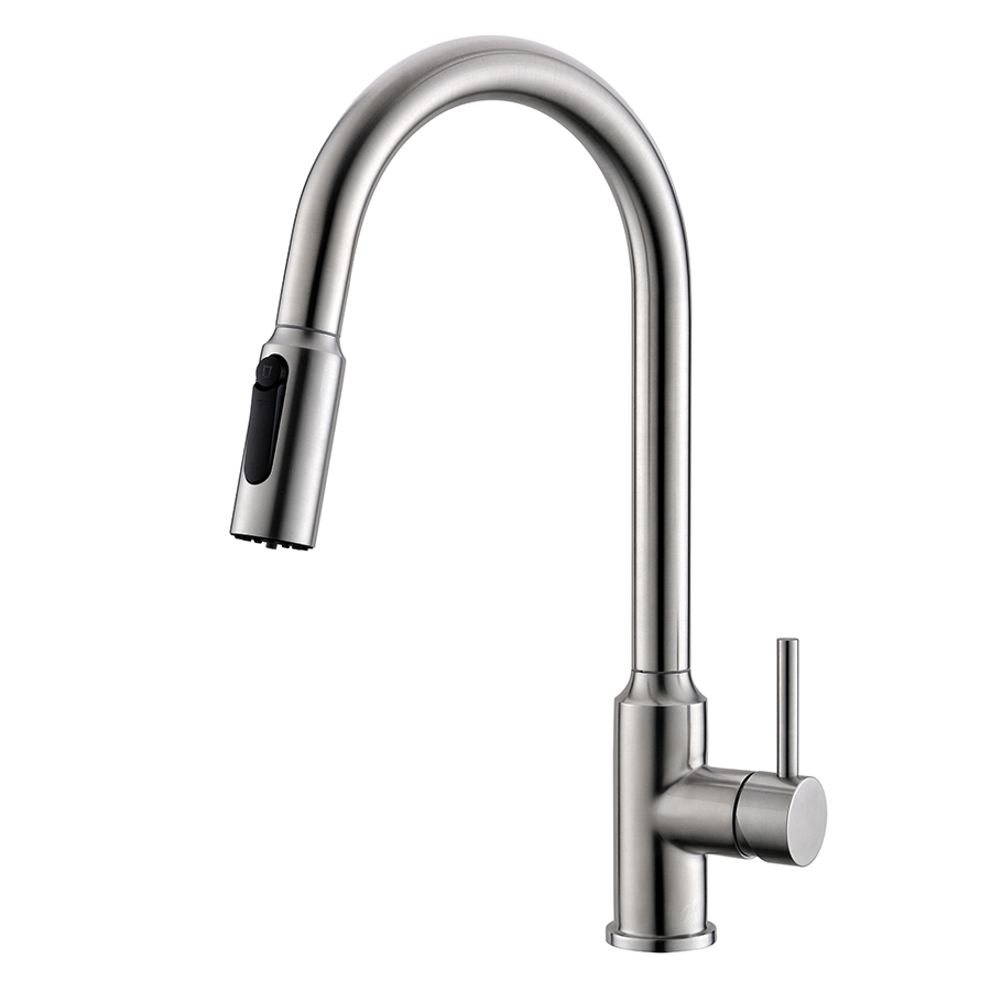 Thun Sanitary Ware Single Handle 1 Hole Brushed Nickel 2 in 1 Filtration Kitchen Faucets Sale