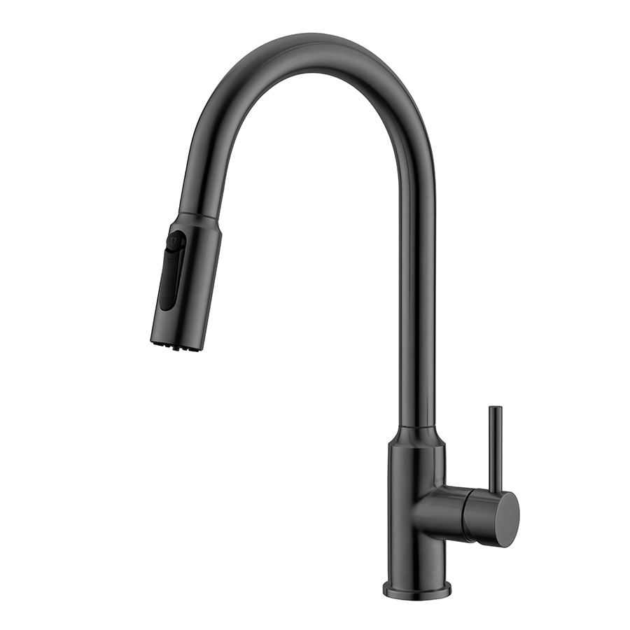 Thun High Quality Gunmetal 2 in 1 Filtration Kitchen Faucets Supply