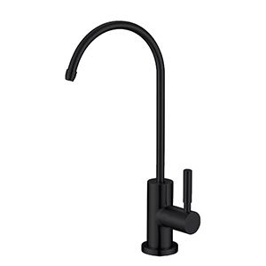 THUN High End Matte Black Lead-Free Kitchen Sink Water Filter Faucets