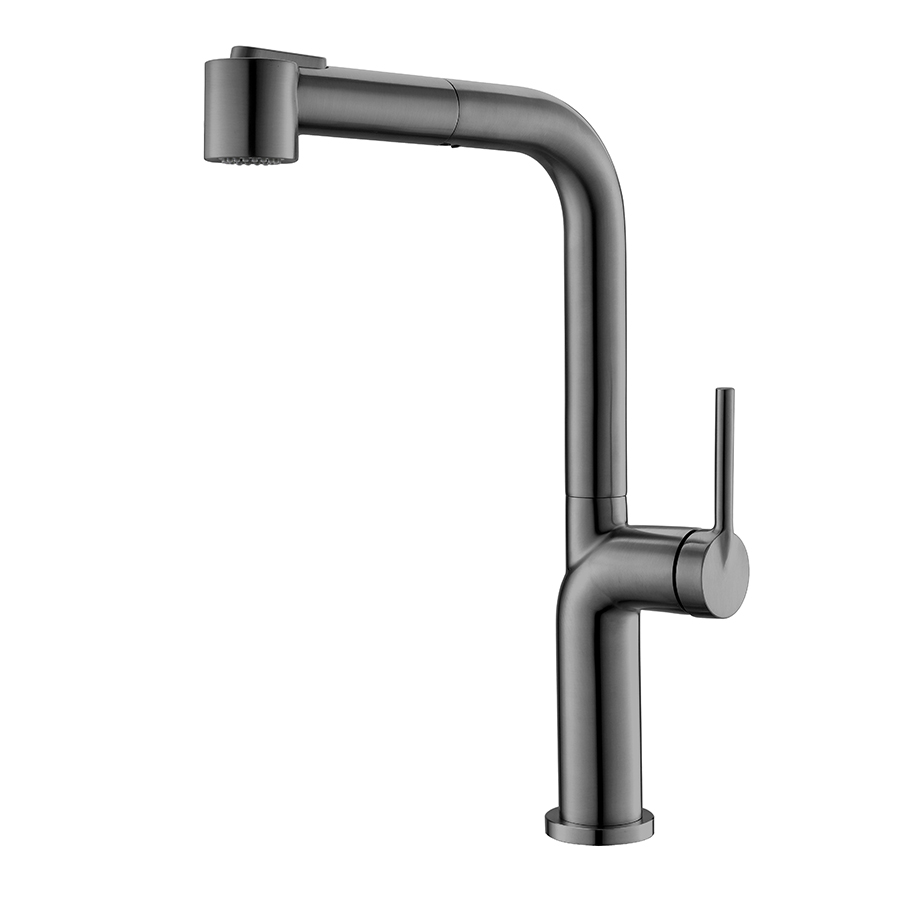 Thun Best Single Handle Pull Down Gunmetal Kitchen Faucet Sale