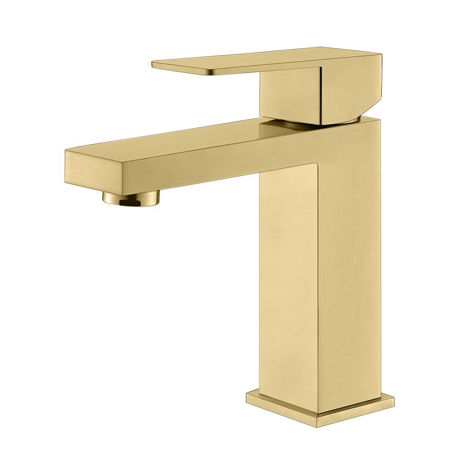THUN 2023 Best Brushed Gold Single Hole Bathroom Faucets on Sale