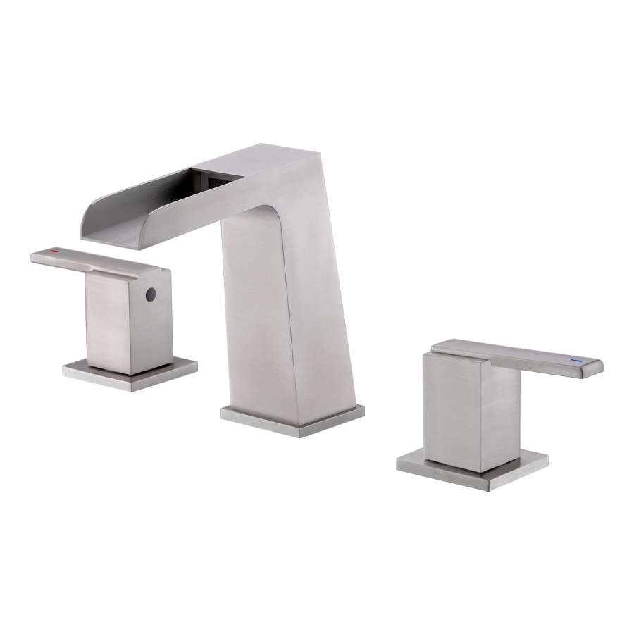 THUN Modern Brushed Nickel Widespread Bathroom Faucets for Wholesale
